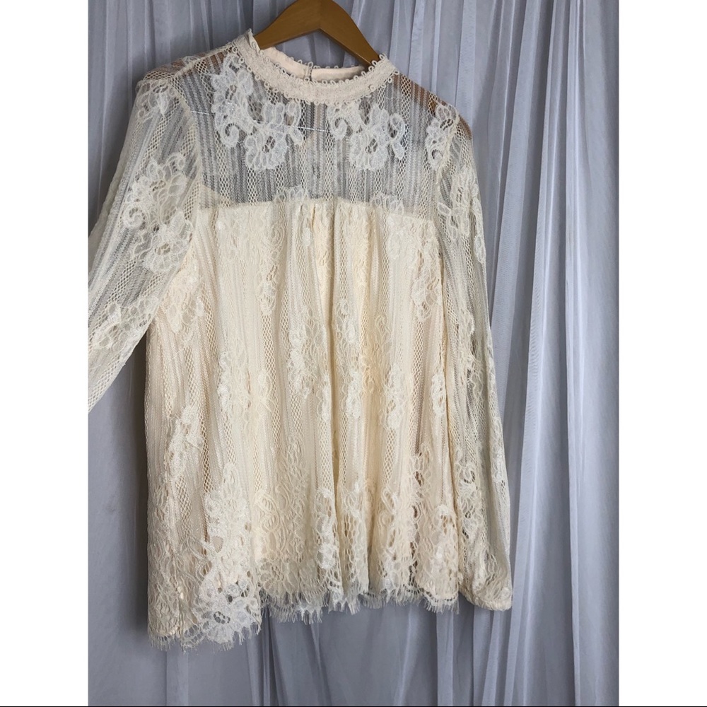 Hint Of Mint Lace Top